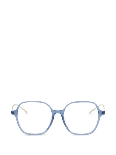 Jimmy Choo glitter-embellished square-frame glasses Blue JC367F0MVU00