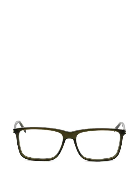 Saint Laurent Eyewear square-frame glasses Green SL454008