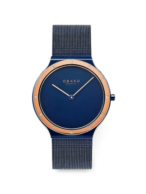 OBAKU Note Lille 34mm watch Blue V285LESLML
