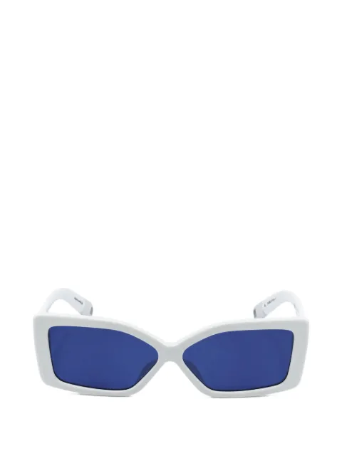Jacquemus logo-lettering sunglasses White JAC41C3