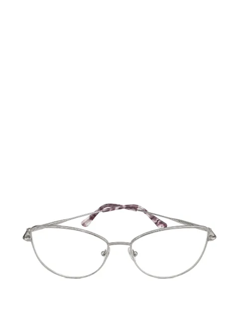 TOM FORD cat-eye-frame glasses Silver TF5667B016