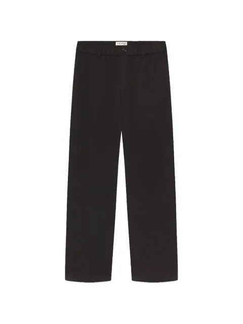 FRAME relaxed cotton trousers Black MP26WPA008
