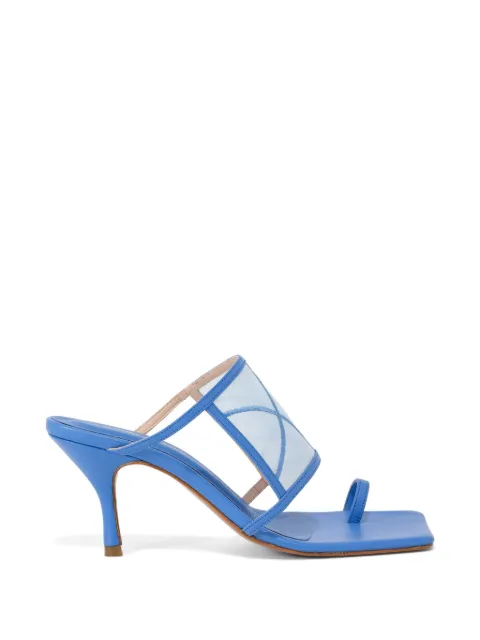 Andrea Wazen Tabaris heeled sandals Blue TABARISMID