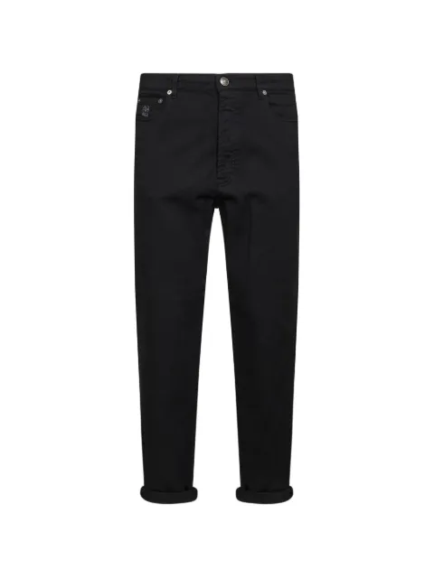 Brunello Cucinelli Solomeo crest jeans Black M277PO2090C101
