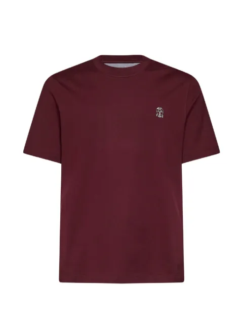 Brunello Cucinelli Solomeo crest T-shirt Red M0B138440CDC80