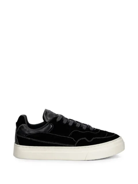 Stepney Workers Club Omni contrast-stitch Omni sneakers Black OM06015