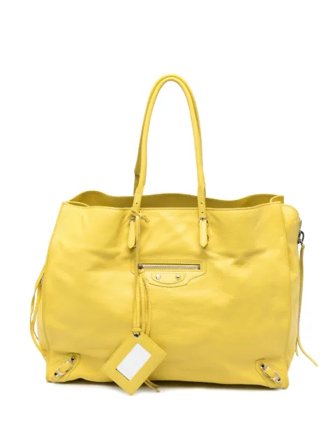 Balenciaga Pre-Owned 2010s Papier tote bag Yellow BA980BSI