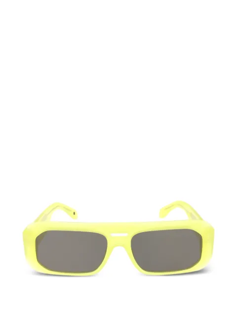 Palm Angels Eyewear Willow rectangle-frame sunglasses Yellow PERI102WILLOW