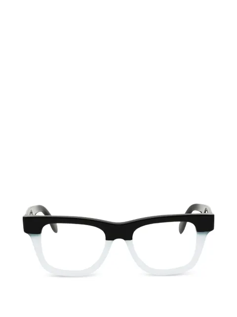 Palm Angels Eyewear two-tone square-frame glasses Black PERJ012STYLE124000