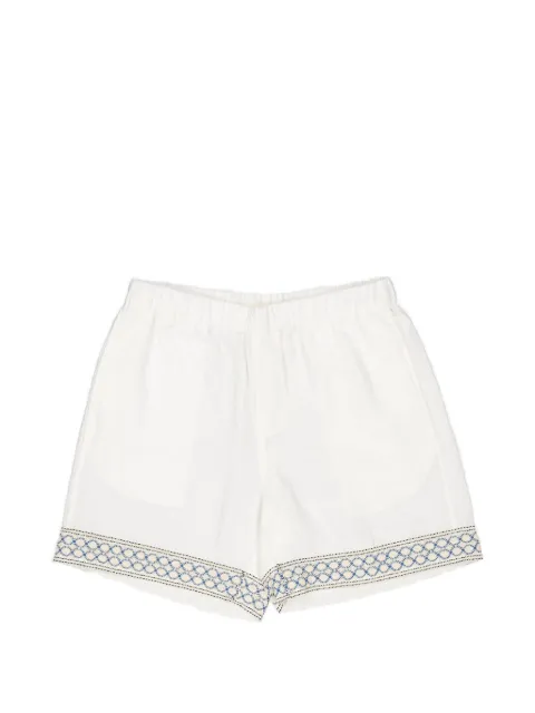 COMMAS embroidered-detail shorts White RS26S009T604