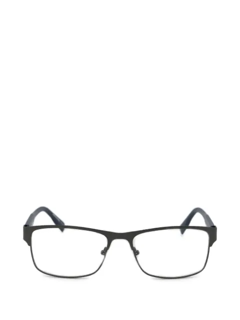 Lacoste matte-finish rectangle-frame glasses Grey L2294N033