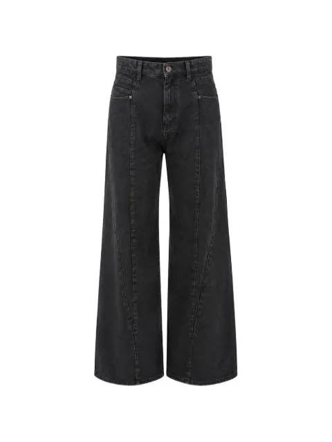 Maison Margiela cut-out waistband jeans Grey S51LA0133S30743973