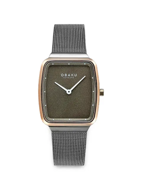 OBAKU Tern Lille 35mm watch Grey V267LXPUMU