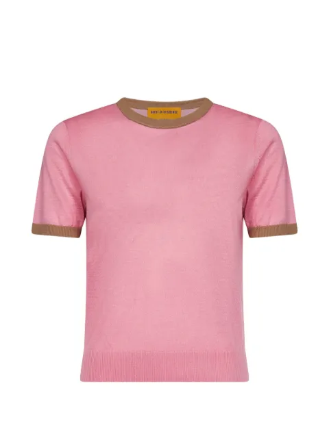 Guest In Residence Airy cashmere T-shirt Pink W44211JF