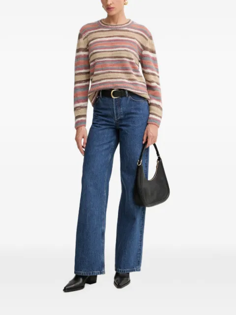 A.P.C. Pull Gabby striped knit sweater Neutrals WPABGF23515