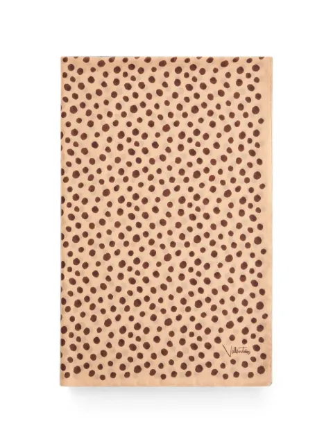 Valentino Garavani Dalmata Plus de Pois polka-dot sarong in cotton and silk Neutrals WEA013JMY