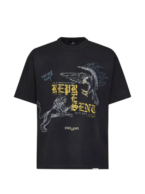 Represent Enemy graphic-print cotton T-shirt Black MLM10118802