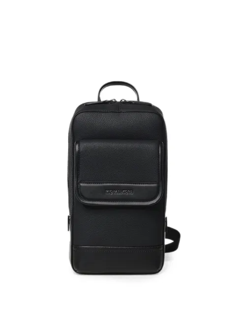 Michael Kors Jet Set pebbled sling backpack Black 33S6LJSC2L
