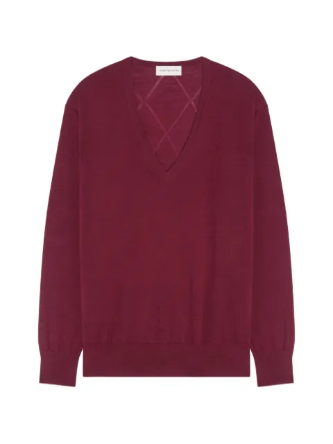 DRIES VAN NOTEN merino sweater Red 2621312014700