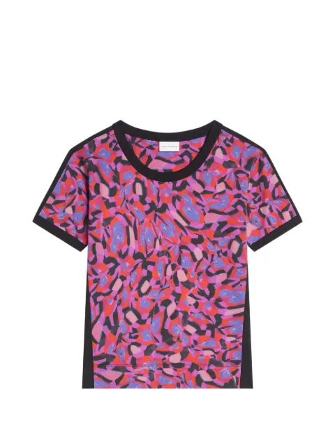 DRIES VAN NOTEN fitted contrast tee Pink 2621311044609