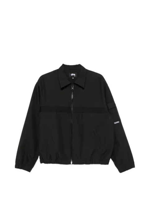 Stüssy zip-up panelled jacket Black 115936