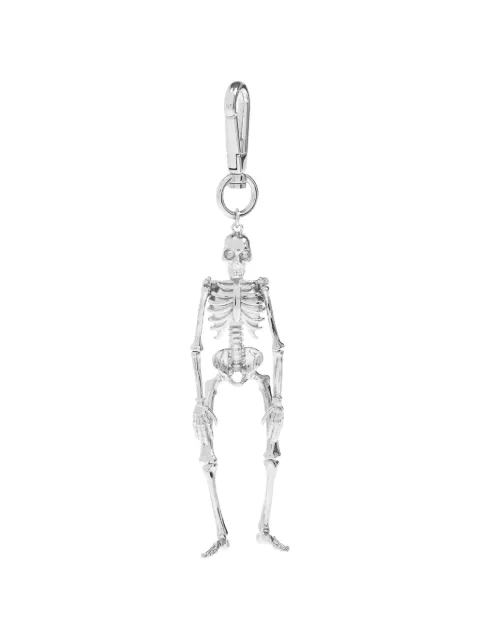 Alexander McQueen skeleton-motif keychain Silver A000J2J16AS