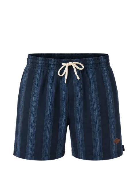 Rip Curl Volley Classic vertical-stripe drawstring shorts Blue 04CMWS