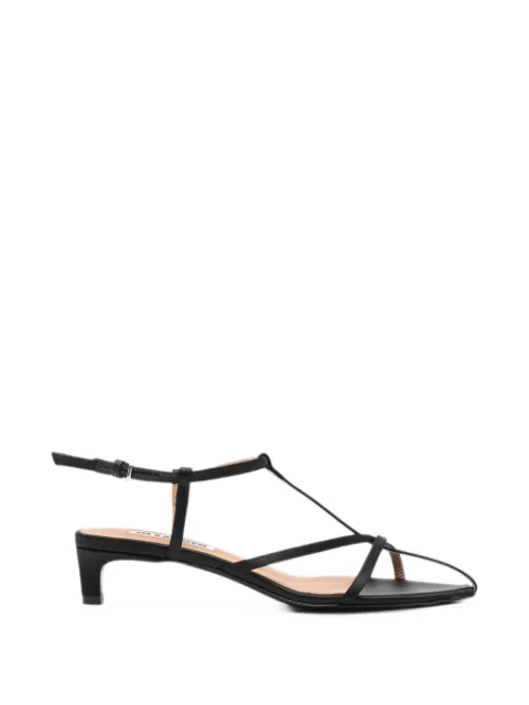 Jil Sander strappy pointed-toe sandals Black J15WP0185P7551