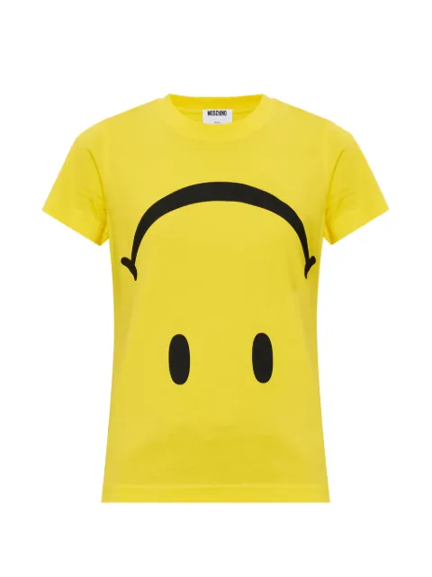 Moschino x Smiley short-sleeve T-shirt Yellow A07055541