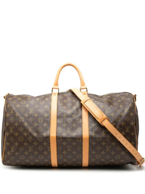 Louis Vuitton Pre-Owned 2005 Monogram Keepall Bandouliere 55 travel bag Brown CFOQXW5LN5D1WS7Z