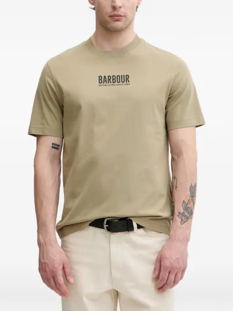 Barbour Morden logo-print T-shirt Green MTS1552