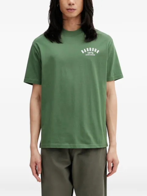 Barbour 1976 graphic-print oversize-fit T-shirt Green MTS1577