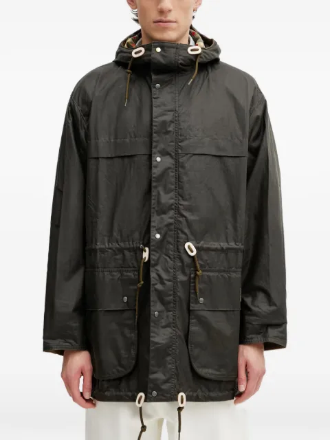 Barbour x Paul Smith hooded drawstring jacket Green MWX2561