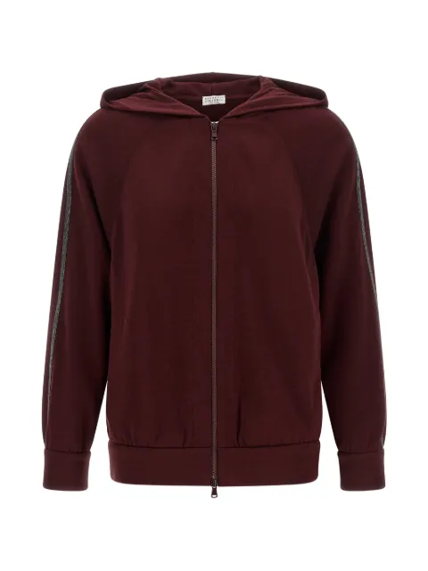 Brunello Cucinelli Monile-detail hoodie Red MP828SM606