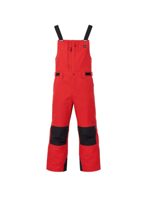 Rip Curl colour-block bib-front ski pants Red 009MOU