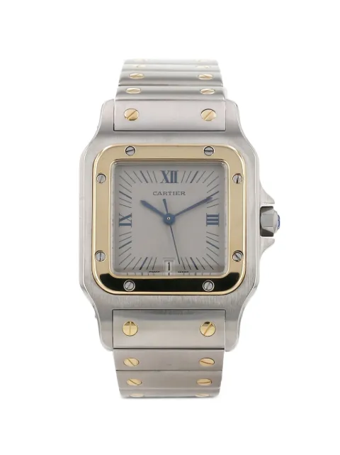 Cartier 1990's Santos Galbée 41mm watch Neutrals 431975