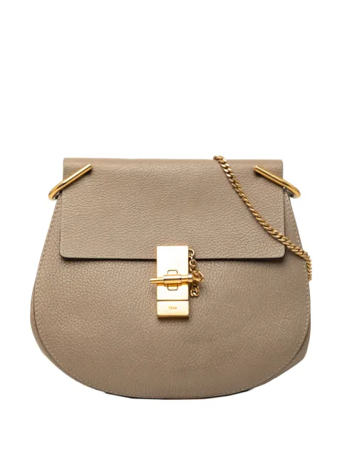 Chloé Pre-Owned 2016 Small Grained Calfskin Drew crossbody bag Brown NVYCOO82PP7MKGDJ