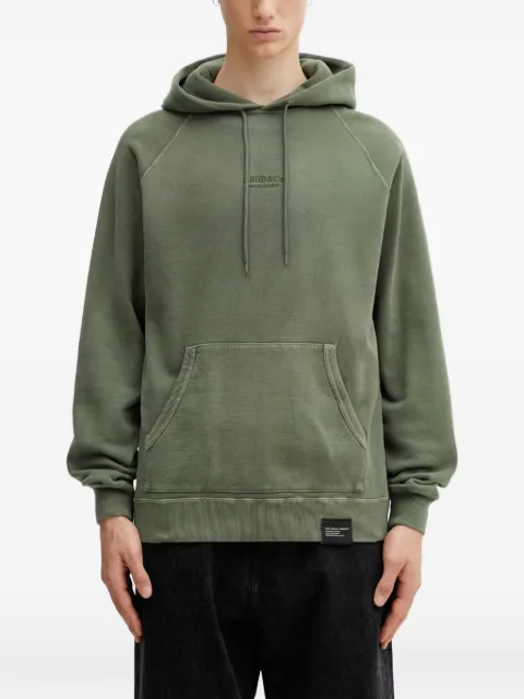 Neighborhood logo-embroidered hoodie Green 261FPNHCSM02