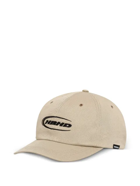 Neighborhood logo-embroidered baseball cap Neutrals 261YGNHHT02