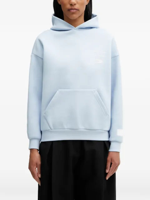 WRSTBHVR Studio V13 logo-print pouch-pocket hoodie Blue U2026TT3439