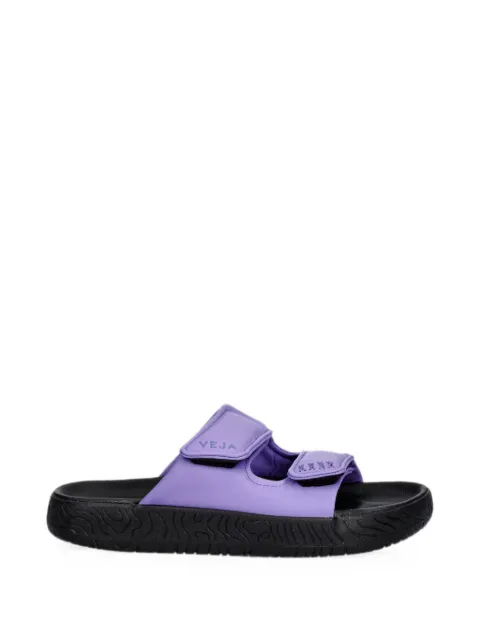 VEJA Etna Bold leather joker slides Purple EM0221055
