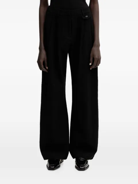WRSTBHVR Dorea pleated wide-leg trousers Black W8026SB3482