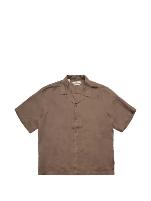 SELECTED Kylian linen shirt Brown 16096908