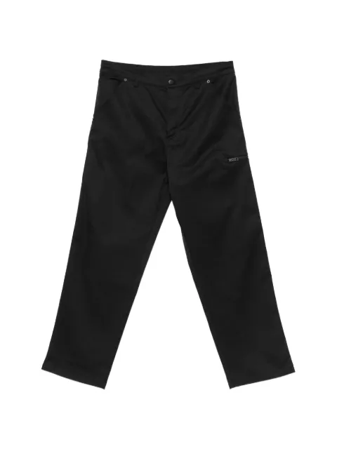 Moncler straight-leg gabardine trousers Black L20912A00030598R1