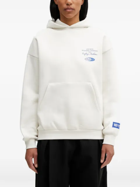 WRSTBHVR Studio V13 logo-print hoodie White U2026TT3439