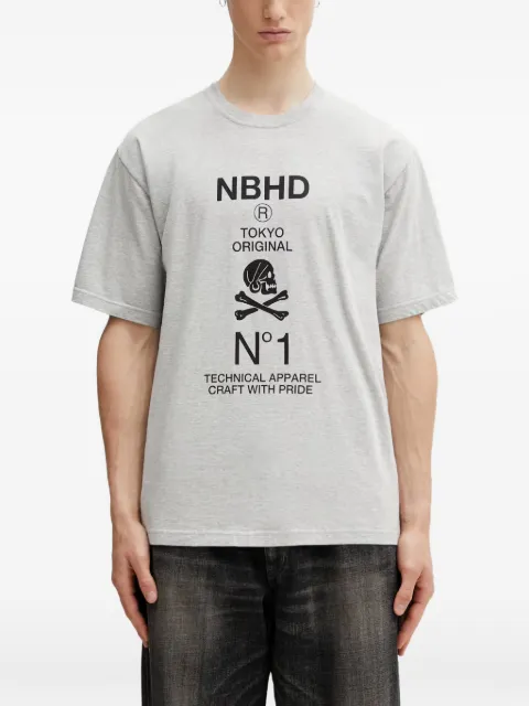 Neighborhood skull-print T-shirt Grey 261PCNHST08