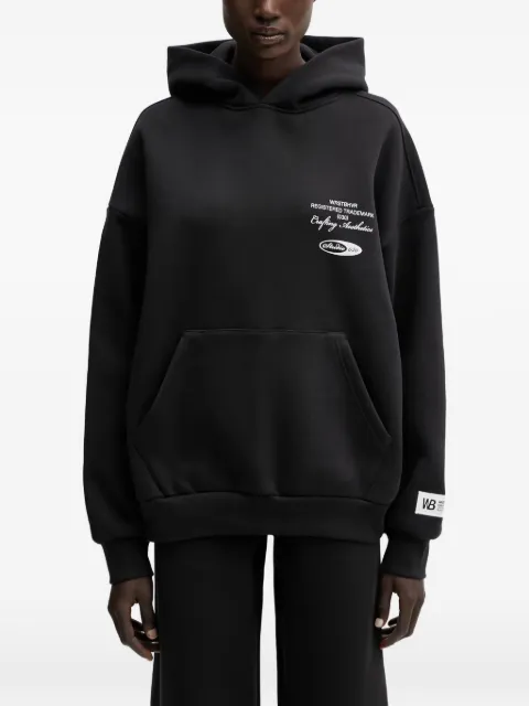 WRSTBHVR Studio V13 logo-print pouch-pocket hoodie Black U2026TT3439
