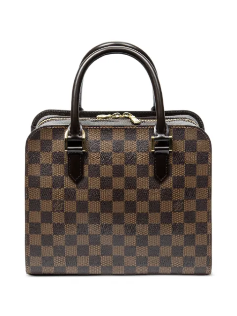 Louis Vuitton Pre-Owned Triana Damier Ebène handbag Brown VI1010NOVEMBER