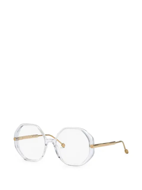 Philipp Plein geometric-frame glasses Gold VPP053S0880
