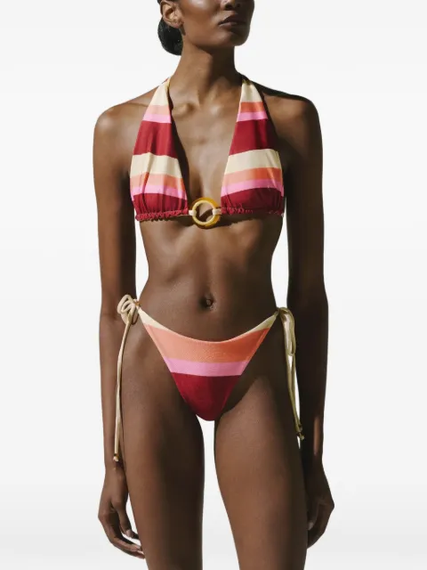 Baobab Rio striped bikini bottoms Red 6031668